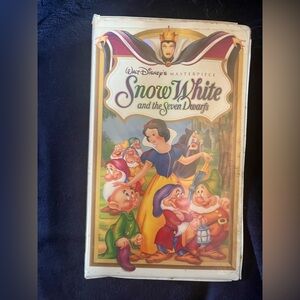 Disney Snow White VHS with Colorful Cover Art